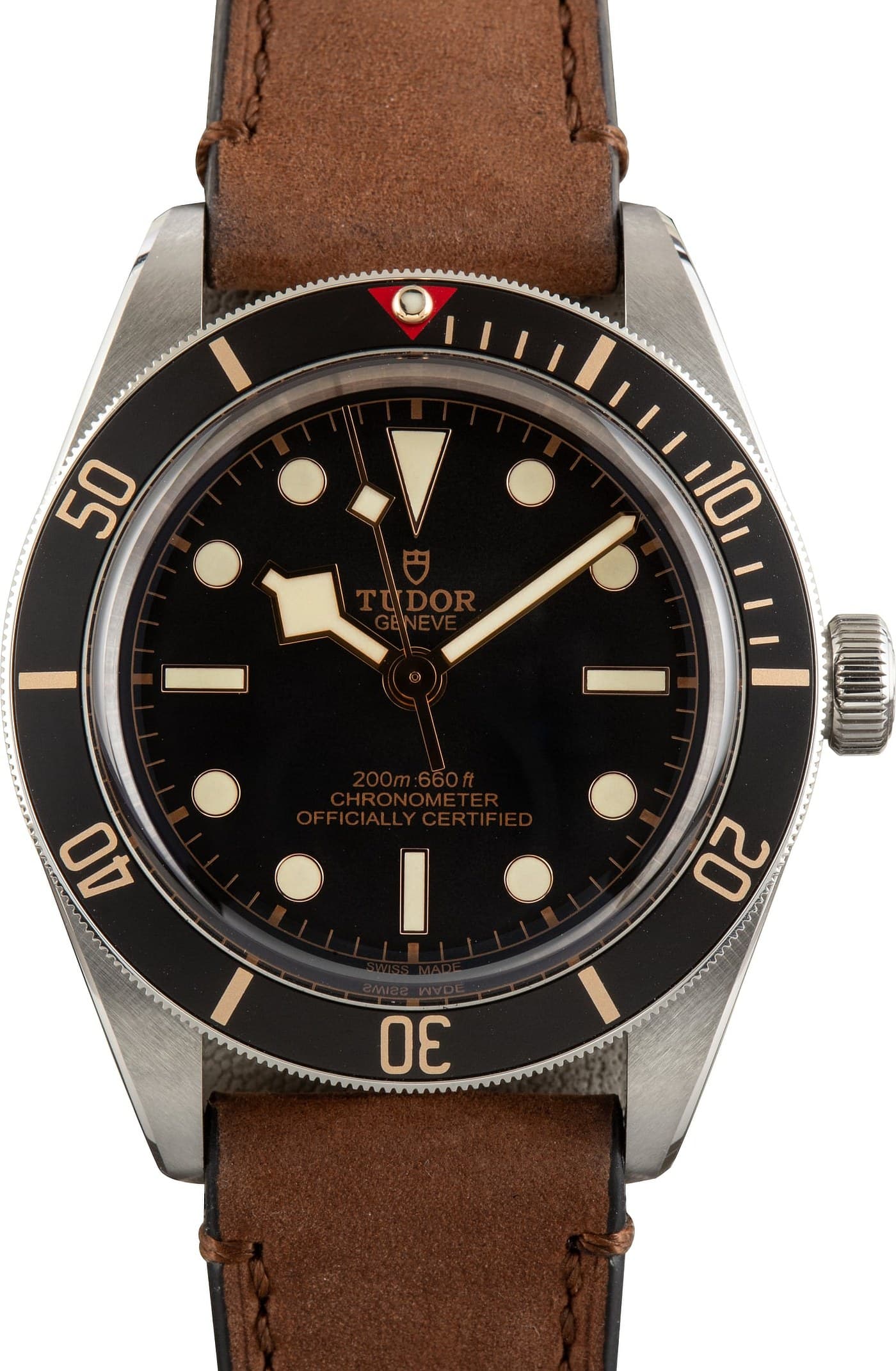 Tudor Heritage Black Bay Steel on Leather Ref 79030N — view 1