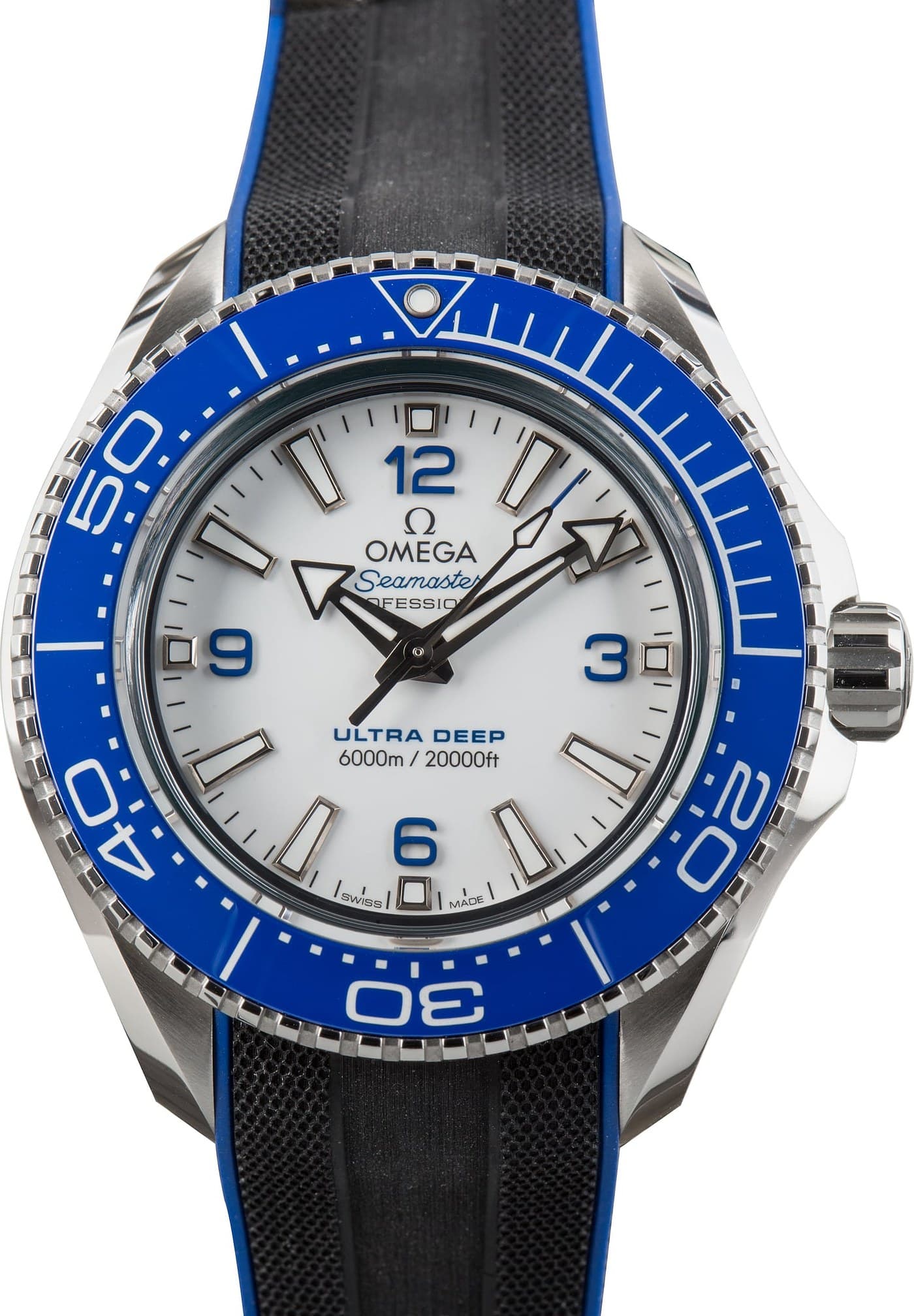 Omega Seamaster Planet Ocean 6000M Ultra Deep White Dial — view 1