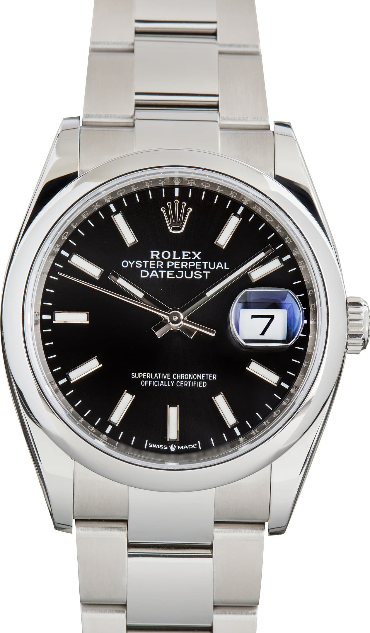 Rolex Datejust 36 Black Dial Ref 126200 — view 1