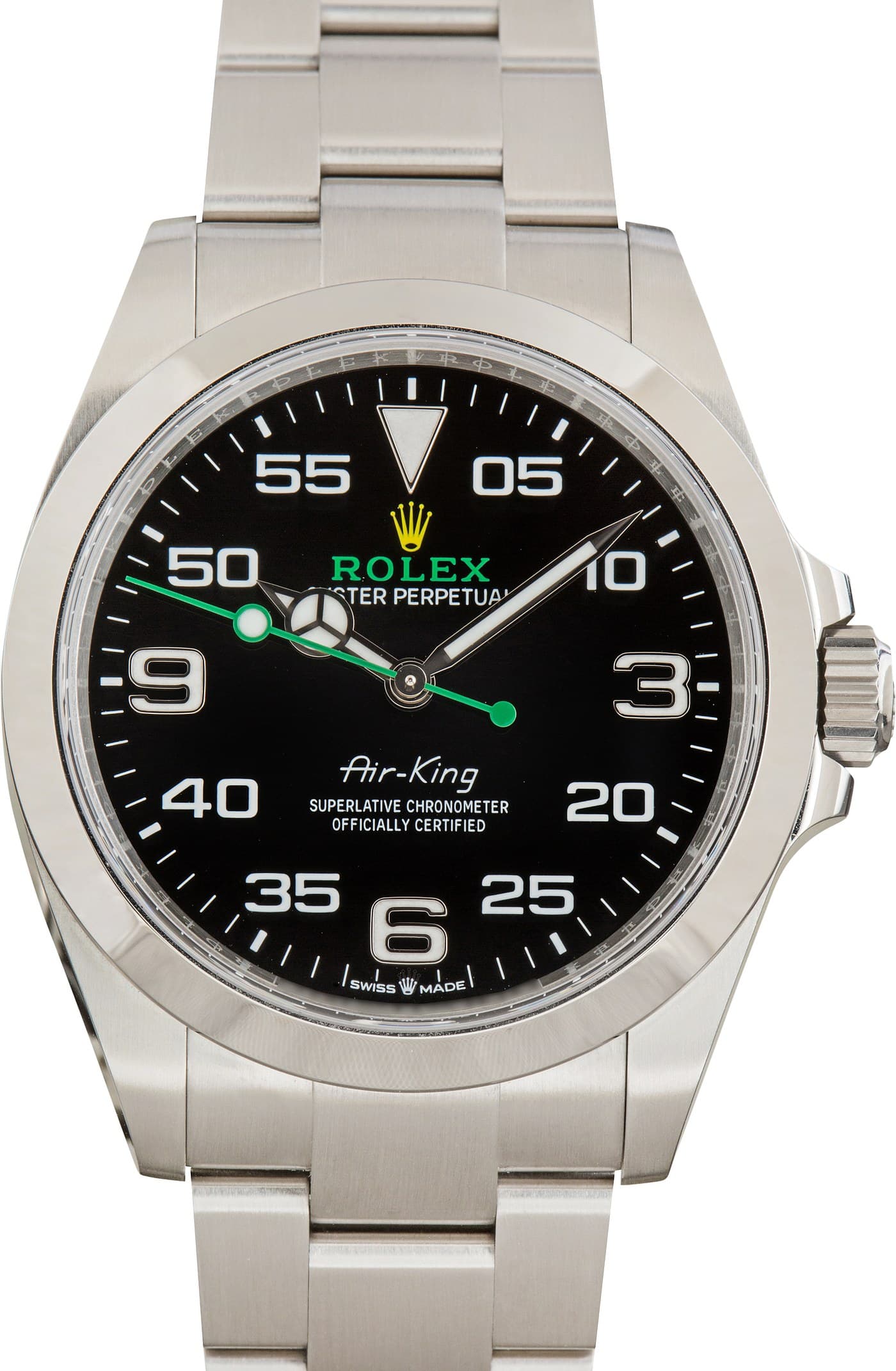 Oyster Rolex Air-King Ref 126900 Black Arabic Dial — view 1