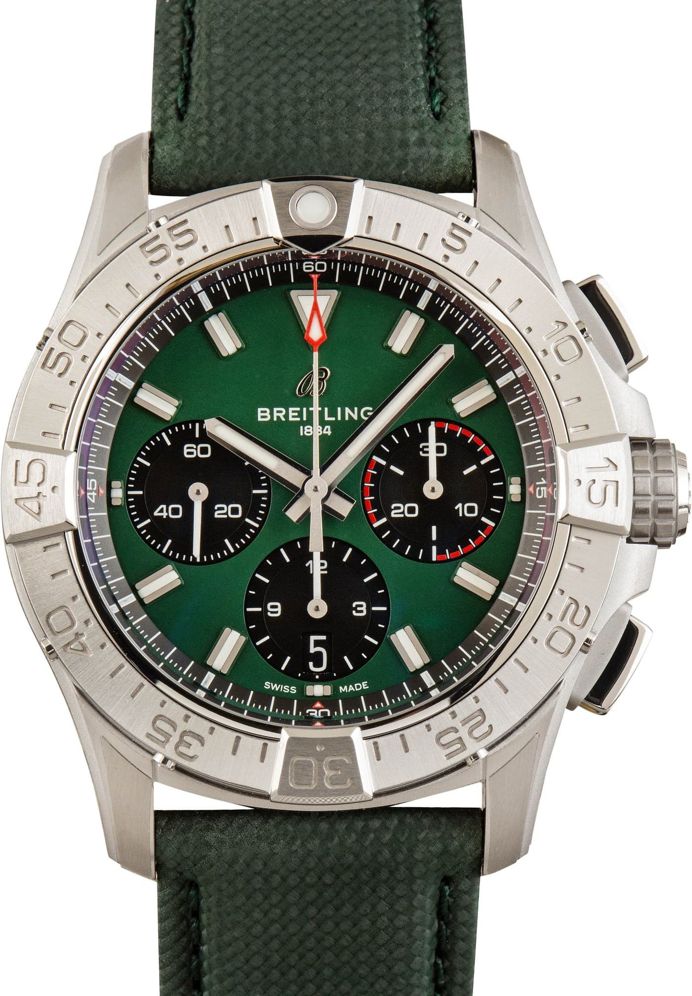 Breitling Avenger B01 Chronograph 42 Green Dial — view 1